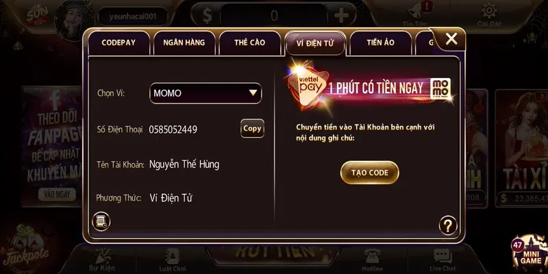 Nạp Tiền Qua Ví Điện Tử Momo – Tiện Lợi Mọi Lúc Mọi Nơi